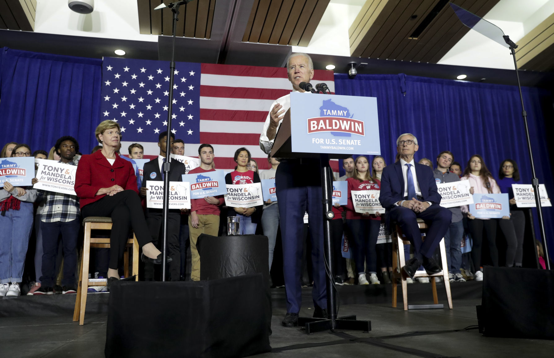 Former Vice President Joe Biden visits Madison